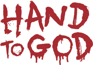 Handto God Red Text PNG Image