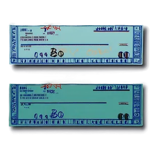 Handwritten Bank Check Replica Png 06292024 PNG Image