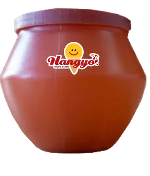 Hangyo Kulfi Pot Packaging PNG Image