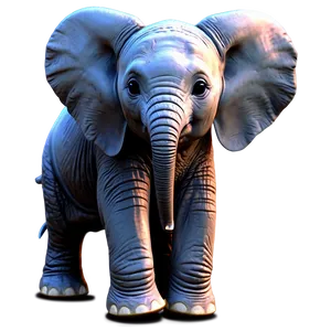 Happy Baby Elephant Design Png Cgl93 PNG Image