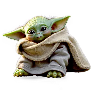 Happy Baby Yoda Png 81 PNG Image