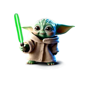 Happy Baby Yoda Png Bgb26 PNG Image