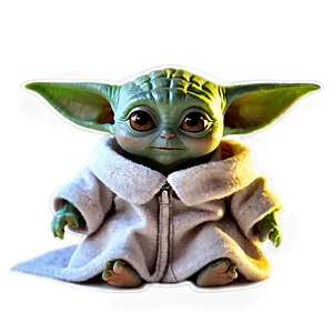 Happy Baby Yoda Png Nbo PNG Image