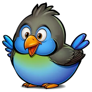 Happy Cartoon Bird Png Cse PNG Image