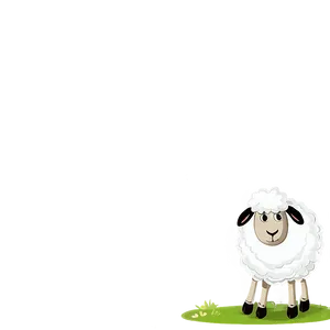 Happy Cartoon Sheep Png Usg5 PNG Image