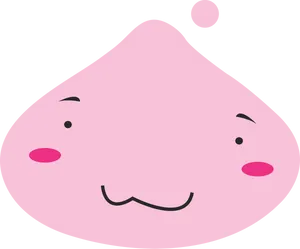 Happy Cartoon Slime PNG Image