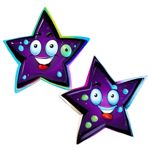 Happy Cartoon Stars Png 51 PNG Image