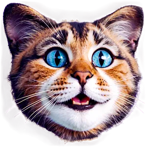 Happy Cat Face Png 95 PNG Image