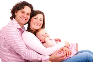 Happy Family Embrace PNG Image