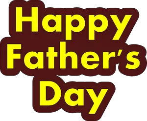 Happy Fathers Day Celebration PNG Image