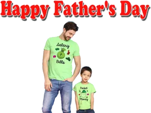 Happy Fathers Day Celebration PNG Image