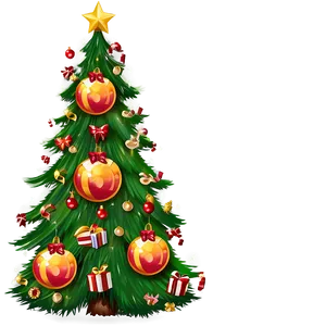 Happy Holidays Cartoon Tree Png 86 PNG Image