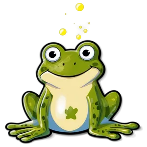 Happy Hopping Frog Cartoon Png Kgd PNG Image