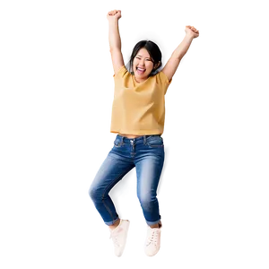 Happy Jump Emoji Png Ubj50 PNG Image