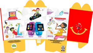 Happy Meal Step It Activity Tracker Promotion PNG Image