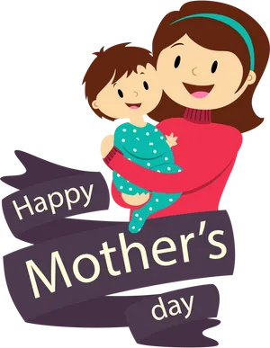 Happy Mothers Day Celebration PNG Image