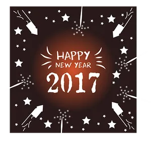 Happy New Year2017 Celebration PNG Image