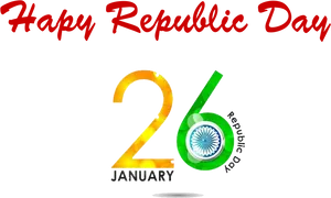 Happy Republic Day26 January Celebration PNG Image