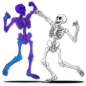 Happy Skeleton Dancing Png Xmt56 PNG Image