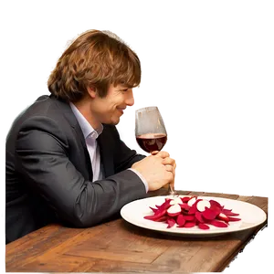 Happy Valentine's Day Romantic Dinner Png Nlh18 PNG Image