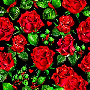 Happy Valentines Day Roses Png Yyl PNG Image