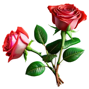 Happy Valentines Roses Bouquet Png Lig PNG Image