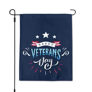 Happy Veterans Day Garden Flag PNG Image