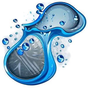 Happy Water Splash Cartoon Png Bve PNG Image