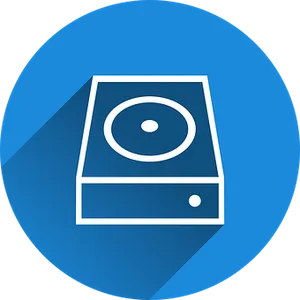 Hard Drive Icon Graphic PNG Image