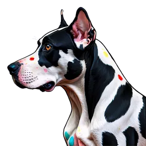 Harlequin Great Dane Png 06212024 PNG Image