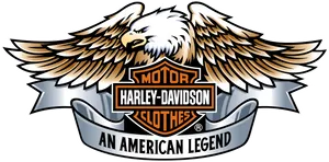 Harley Davidson Eagle Logo PNG Image