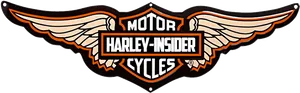 Harley Davidson Logo Wings PNG Image