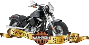 Harley Davidson Softail Slim2014 PNG Image