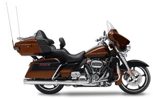 Harley Davidson Touring Motorcycle PNG Image