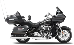 Harley Davidson Touring Motorcycle PNG Image