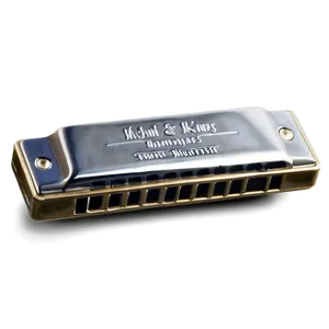 Harmonica With Music Notes Png 66 PNG Image