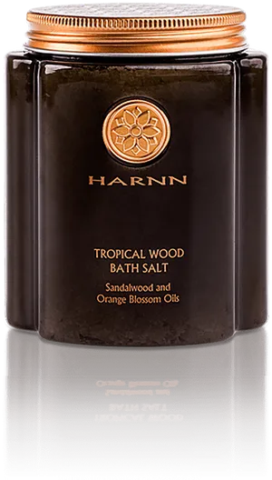 Harnn Sandalwood Bath Salt Jar PNG Image