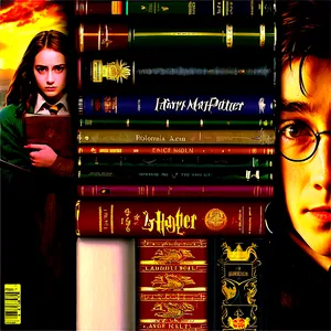 Harry Potter Hardcover Collection Png 82 PNG Image