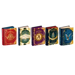 Harry Potter Hardcover Collection Png Sxk PNG Image