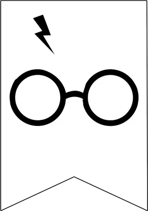 Harry Potter Iconic Glassesand Scar PNG Image