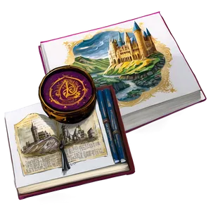 Harry Potter Illustrated Collection Png 24 PNG Image