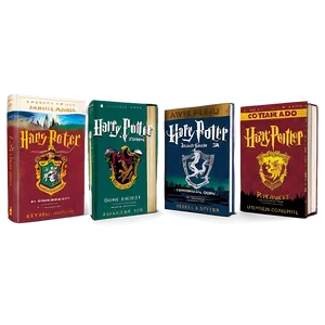 Harry Potter Original Covers Png Oht PNG Image