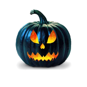 Haunted Black Pumpkin Png 06282024 PNG Image