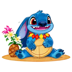 Hawaiian Luau Lilo And Stitch Png 7 PNG Image