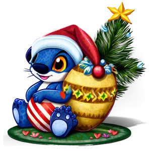 Hawaiian Stitch Christmas Celebration Png 91 PNG Image