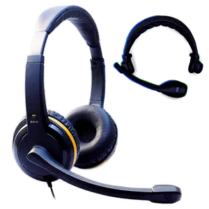 Headset With Mic For Call Center Png 06292024 PNG Image