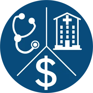 Healthcare Managementand Finance Icon PNG