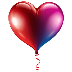 Heart Balloon For Valentine Png Chk PNG Image