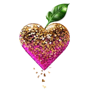 Heart Full Of Glitter Png 40 PNG Image