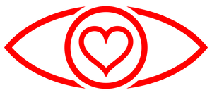 Heart In Eye Graphic PNG Image